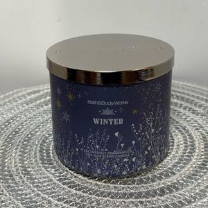 BBW Winter 3 Wick Scented Candle NWT